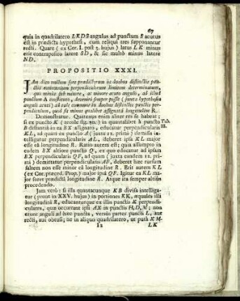 PROPOSITIO XXXI-XXXIII