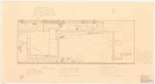 Garten Moewes, Potsdam-Babelsberg: Lageplan mit Gartenplan