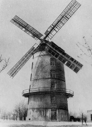 Meißen-Proschwitz. Proschwitzer Windmühle, Repro