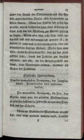 Siebende Unterredung.