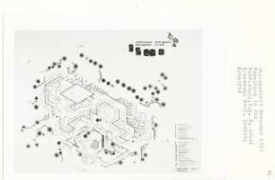 Vogelhaus im Zoo, Berlin-Tiergarten (Diplomarbeit bei Peter Poelzig): Grundriss 1:200