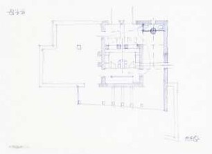 Wohnhaus Cave, Ios: Grundriss Erdgeschoss