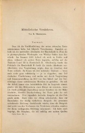 Irische Texte : mit Übersetzungen und Wörterbuch, 3,1