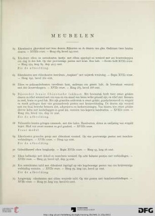 Meubelen (Nr. 63-144)