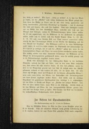 Zur Reform des Sprachunterrichts : ein Konferenzvortrag