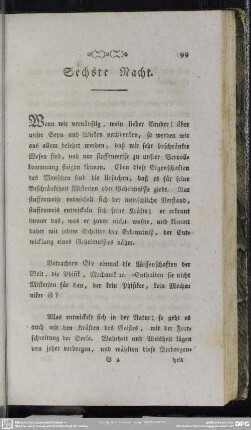 Sechste Nacht