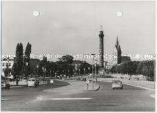 Hannover, Lavesallee mit Waterloosäule und Marktkirche St. Georgii et Jacobi