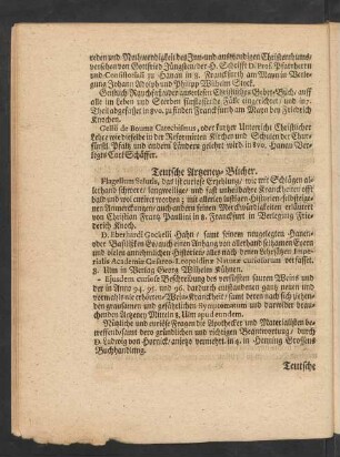 Teutsche Artzeney-Bücher.