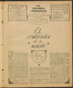 1929013584: El sembrador de la muerte
