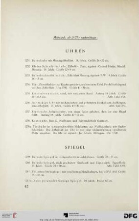 Spiegel (Nr. 1239-1249)