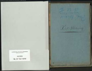 Repertorien (Sammelband) des Archivars Holzmacher