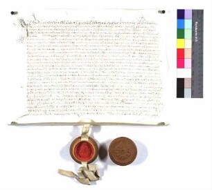 Lehenrevers des Alexander von Woellwarth für Propst Johann Jakob zu Ellwangen über Killingen, den Hof zum Rötenberg, Baiershofen, Röthardt, Bernlohe, Westhausen und ein Drittel am großen und kleinen Zehnten zu Ober- und Unterböbingen