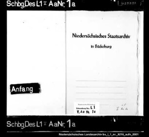 Verzeichnis der Einlieger im Amt