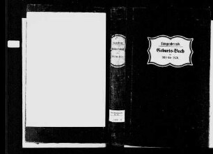 Langenbrand, katholische Gemeinde: Geburtenbuch 1810-1869