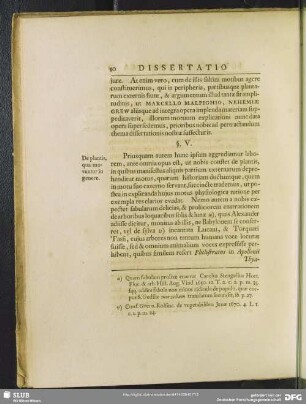 §. V. De plantis, quae moventur in genere