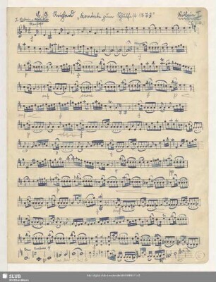 Violine I. (1. und 2. Pult)