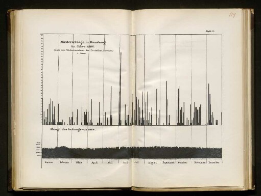 Niederschläge in Hamburg im Jahre 1895