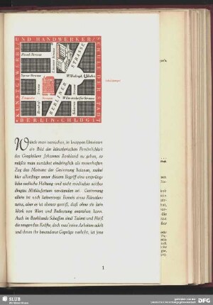 Schulstempel. [Kunstgewerbeschule und Handwerkerschule der Stadt Berlin]