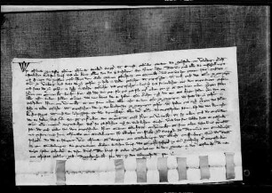 Sechs Brüder die Stöffler von Winberg verzichten gegen Graf Eberhard I. auf die Güter zu Winberg und Metzingen und den Kirchensatz zu Metzingen.