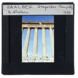 Baalbek, Tempel von Baalbek,Baalbek, Jupitertempel