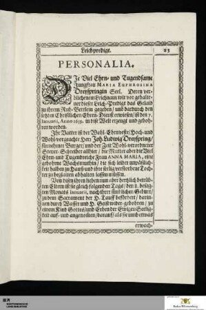 Personalia