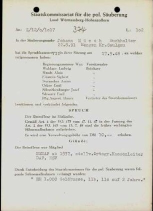 Münch, Johann