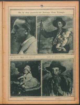 De la obra pictórica de Antonio Ortíz Echagüe