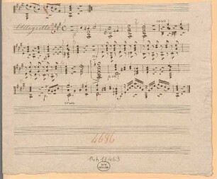 Nachbars Gretchen, V, pf (guit), A-Dur - BSB Mus.Schott.Ha 4448 : Nachbars Gretchen