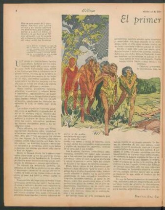 El primer milagro : Un cuento