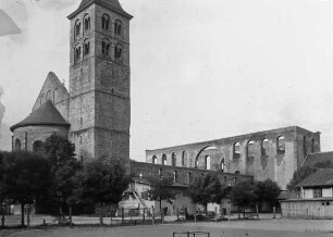 Bad Hersfeld, ehem. Benediktinerkloster-Kirche St. Wigbert, St. Simon und Judas Thaddäus, von Südwesten