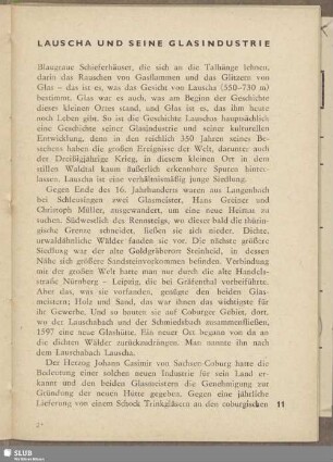 Lauscha und seine Glasindustrie