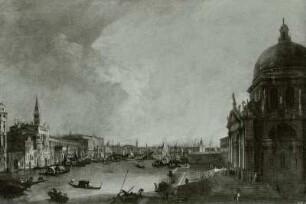 An der Mündung des Canal Grande in Venedig