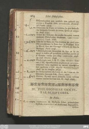 IV. Philosophiae Occultae Scriptores.