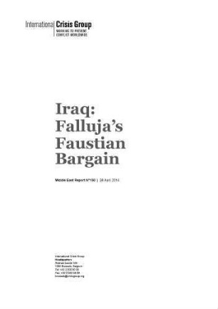 Iraq : Falluja's Faustian bargain