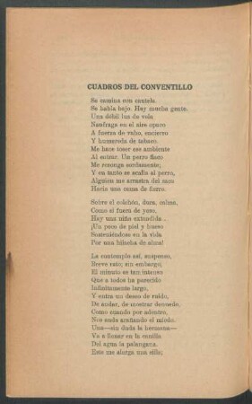 Cuadros del conventillo