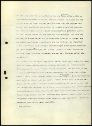 A. von Gerkan an K. Georgakopoulos (Entwurf)