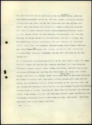 A. von Gerkan an K. Georgakopoulos (Entwurf)