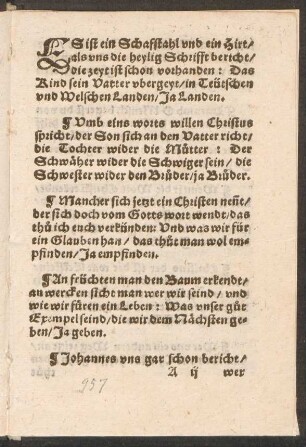 ES ist ein Schafstahl vnd ein Hirt/ || als vns die heylig Schrifft bericht/ ||