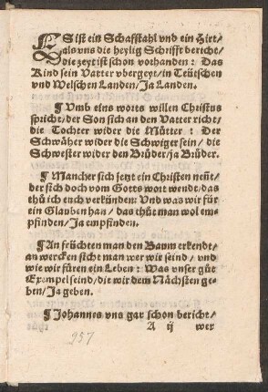 ES ist ein Schafstahl vnd ein Hirt/ || als vns die heylig Schrifft bericht/ ||