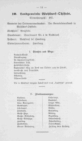 10. Landgemeinde Wohldorf-Ohlstedt.