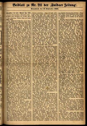 Ausgabe vom Samstag, den 15. September 1883.