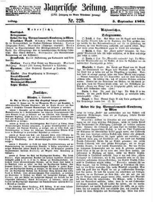 Bayerische Zeitung. Mittag-Ausgabe. 1862 = Jg. 57, 9 - 12