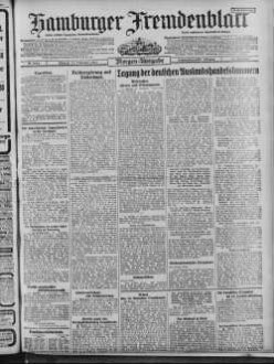 Hamburger Fremdenblatt, Morgenausgabe