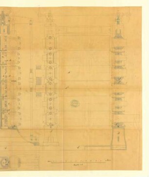 Patent des Fabrikanten Friedrich Voith in Heidenheim auf die durch Zeichnung und Beschreibung näher dargelegte Walzengestellkonstruktion