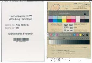 Entnazifizierung Friedrich Eichelmann , geb. 02.04.1893 (Angestellter)