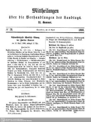 78. Sitzung