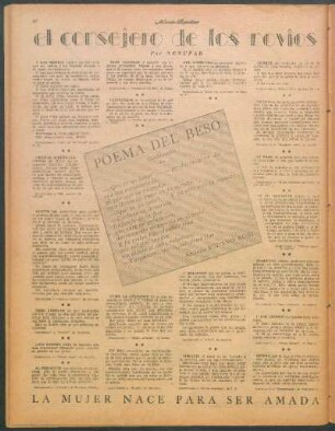Poema del beso : Colaboración