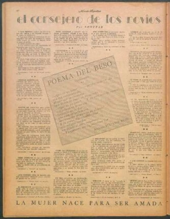 Poema del beso : Colaboración
