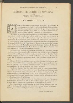 Método de corte de señoras