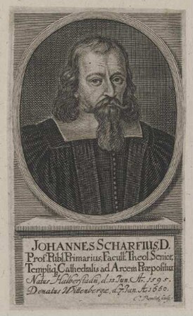 Bildnis des Johannes Scharfius